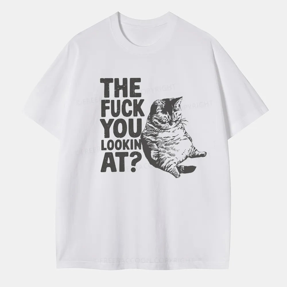 Vintage The F**K You Lookin' At Classic T-Shirt