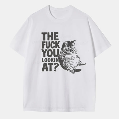 Vintage The F**K You Lookin' At Classic T-Shirt