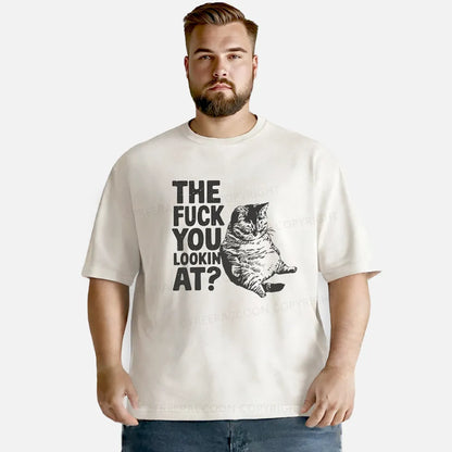 Vintage The F**K You Lookin' At Washed T-Shirt