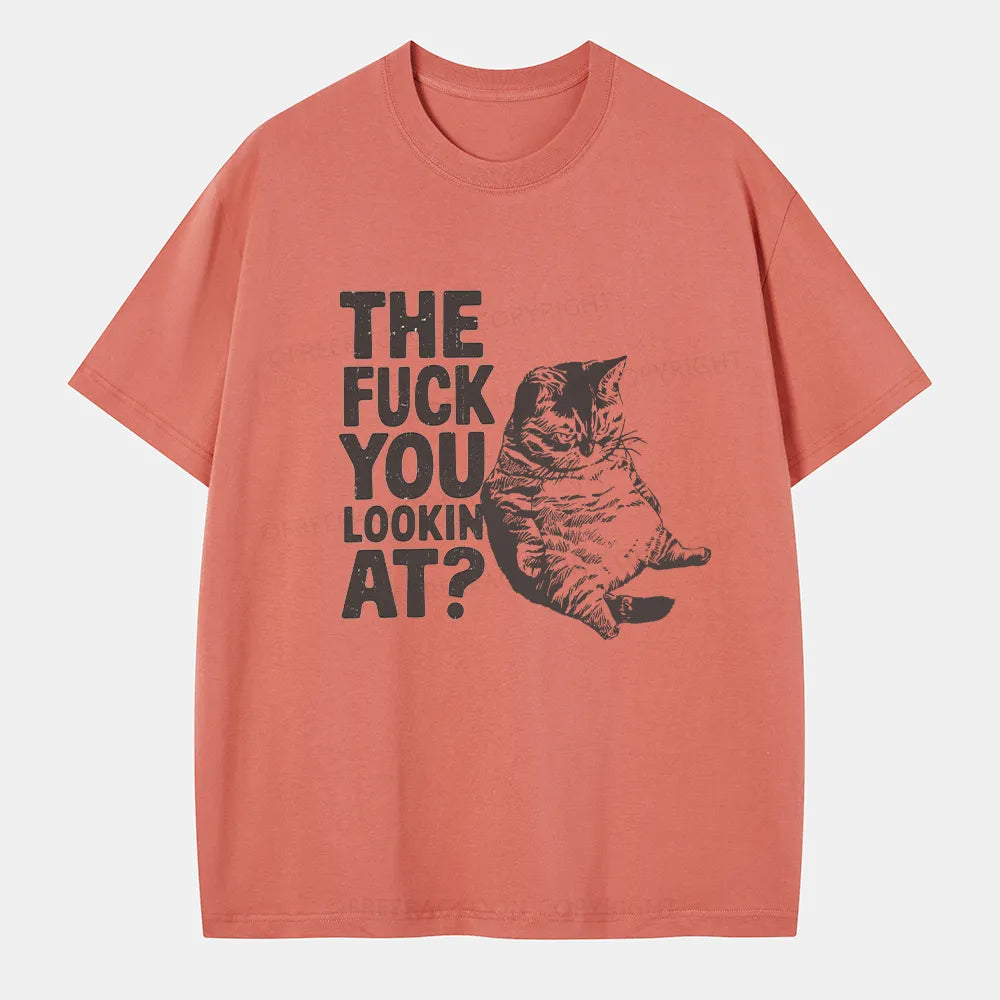 Vintage The F**K You Lookin' At Classic T-Shirt