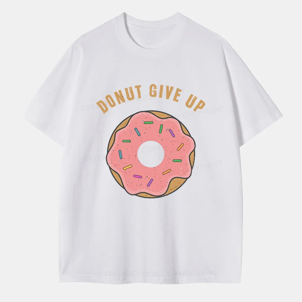 Vintage Donut Give Up Classic T-Shirt