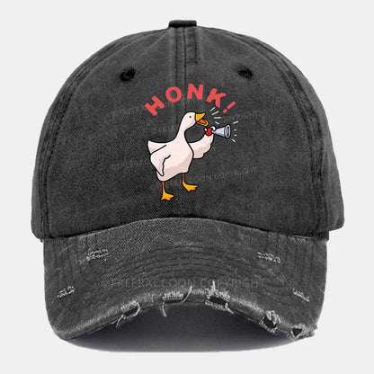 Vintage Honk Ripped Washed Cap