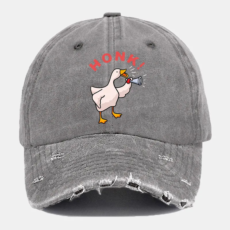 Vintage Honk Ripped Washed Cap