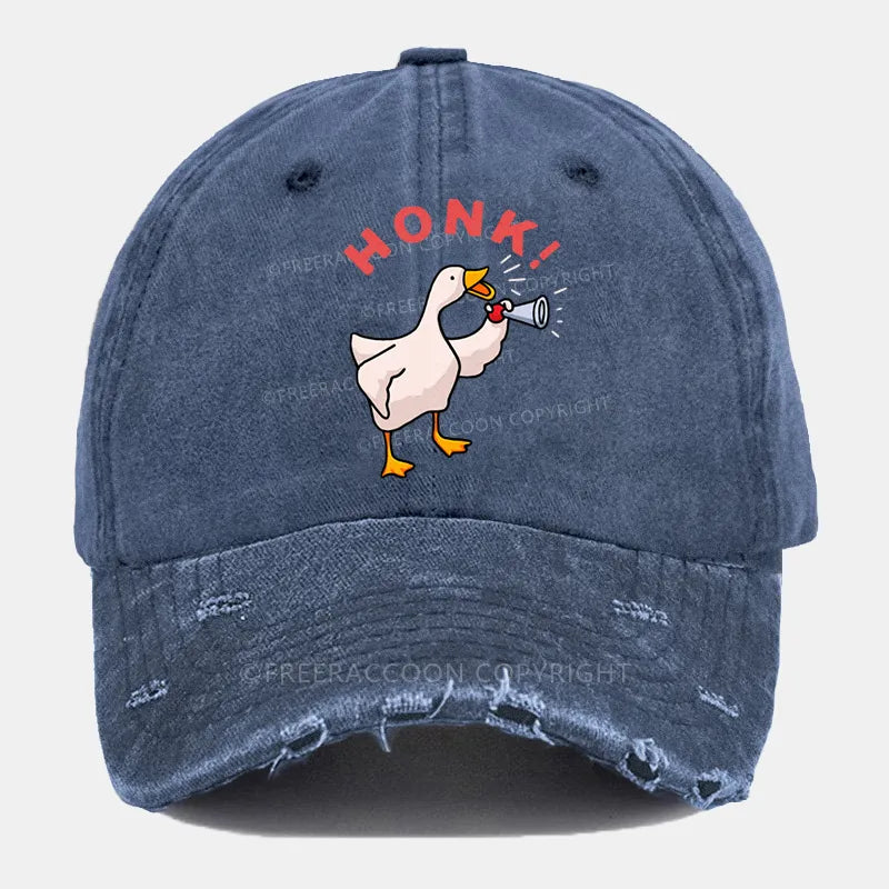 Vintage Honk Ripped Washed Cap