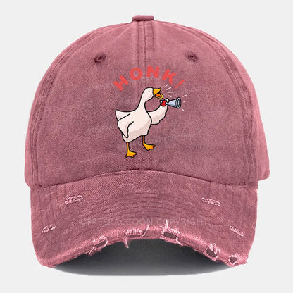 Vintage Honk Ripped Washed Cap