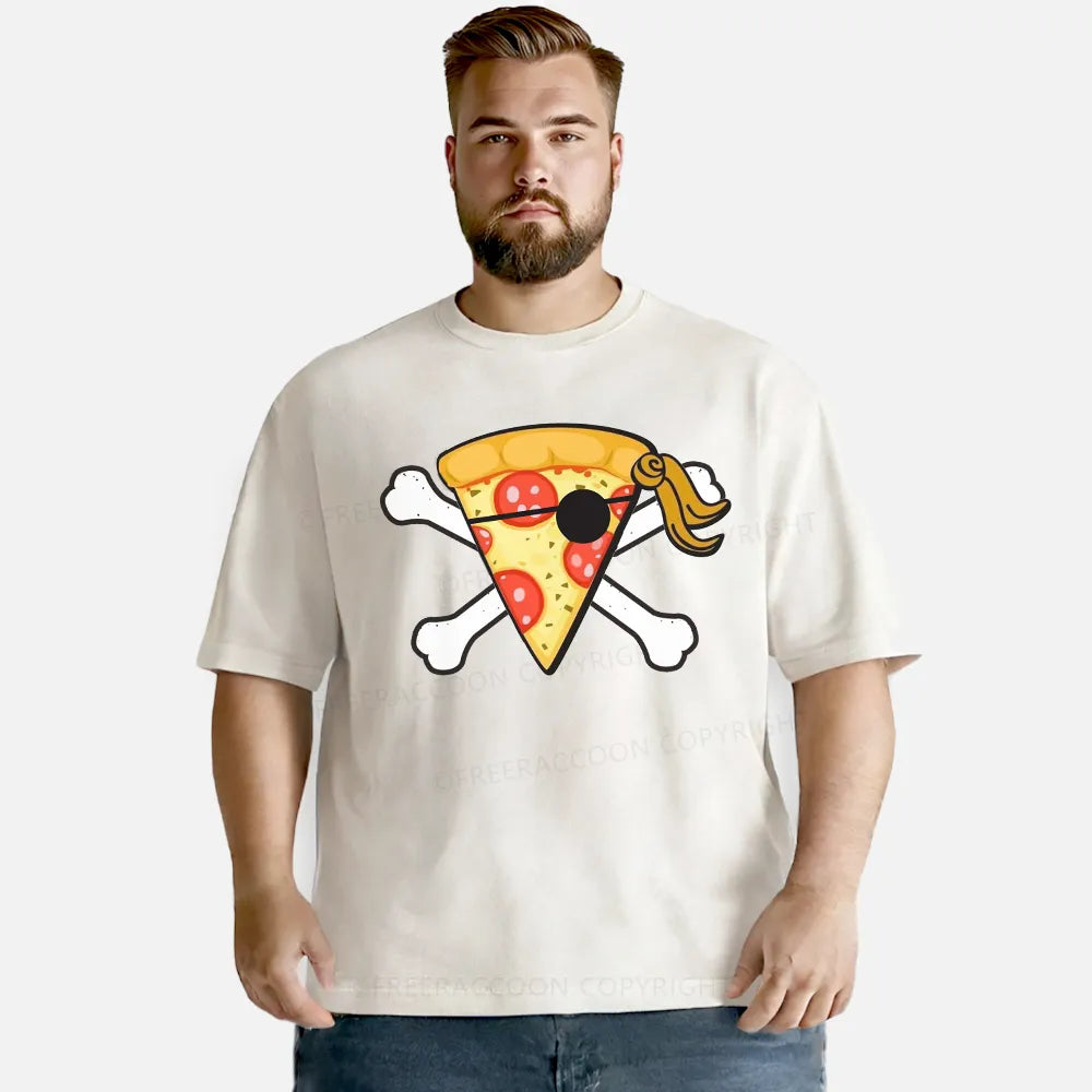 Vintage Pizza Pirate Washed T-Shirt