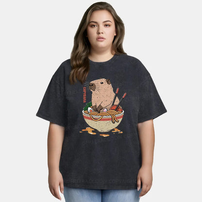 Vintage Capybara Washed T-Shirt