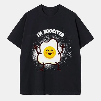 Vintage I’M Eggcited Classic T-Shirt