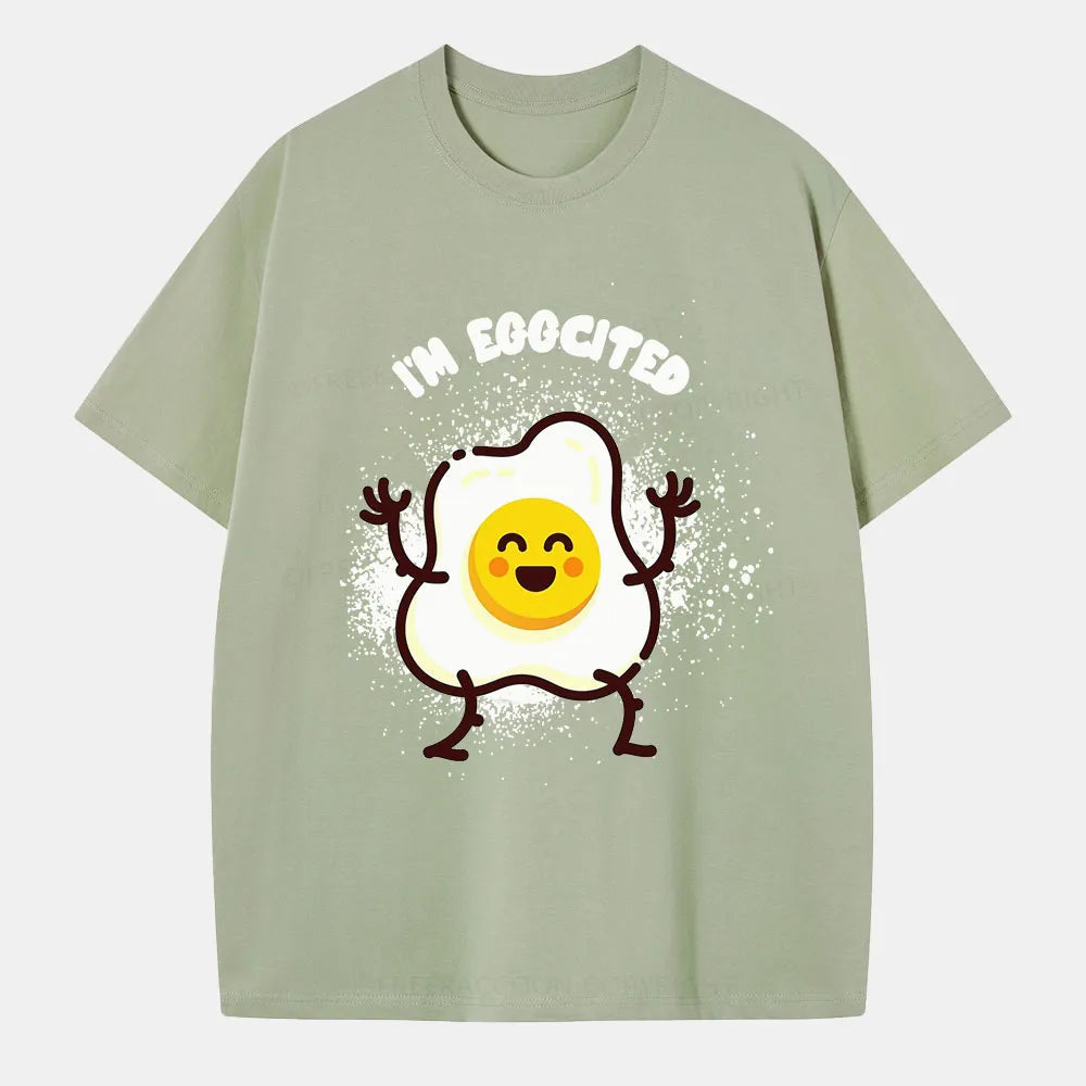 Vintage I’M Eggcited Classic T-Shirt