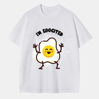 Vintage I’M Eggcited Classic T-Shirt