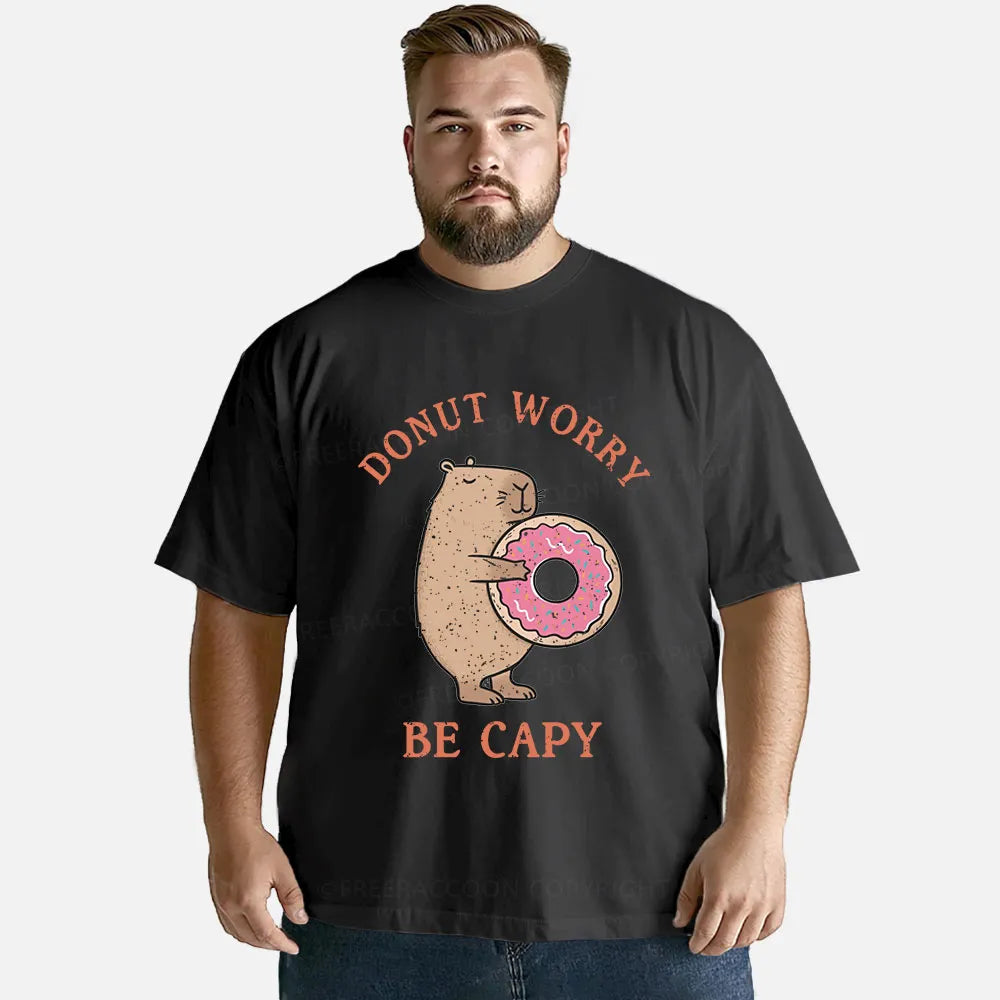 Vintage Donut Worry, Be Capy Classic T-Shirt