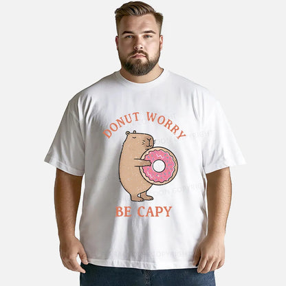 Vintage Donut Worry, Be Capy Classic T-Shirt