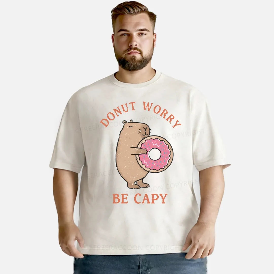 Vintage Donut Worry, Be Capy Washed T-Shirt