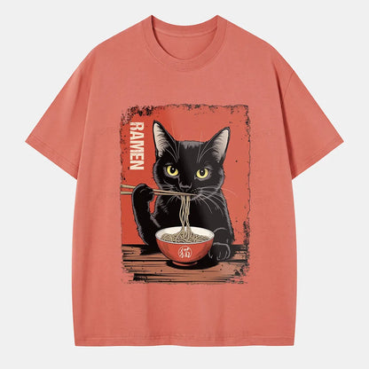 Vintage Ramen Cat Classic T-Shirt