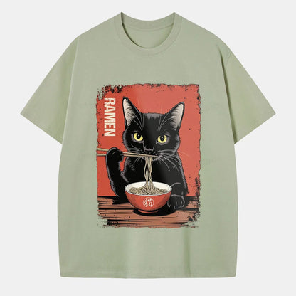 Vintage Ramen Cat Classic T-Shirt