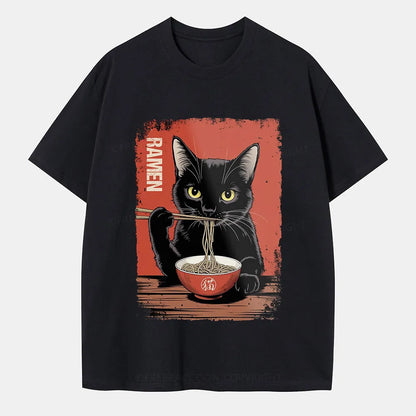 Vintage Ramen Cat Classic T-Shirt