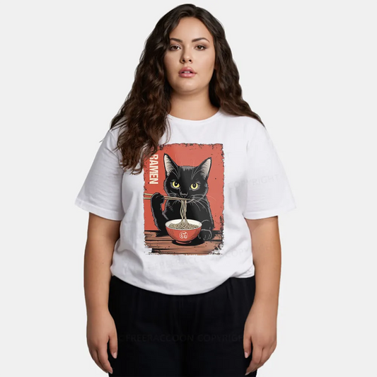 Vintage Ramen Cat Classic T-Shirt