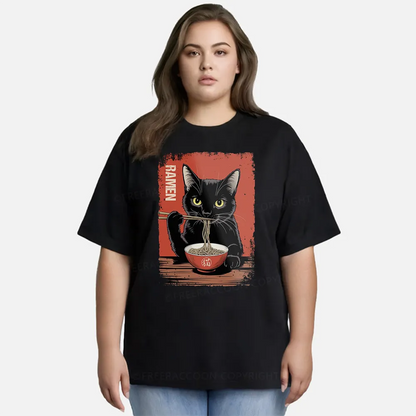 Vintage Ramen Cat Classic T-Shirt