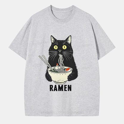 Vintage Ramen Cat'S Delicious Moment Classic T-Shirt