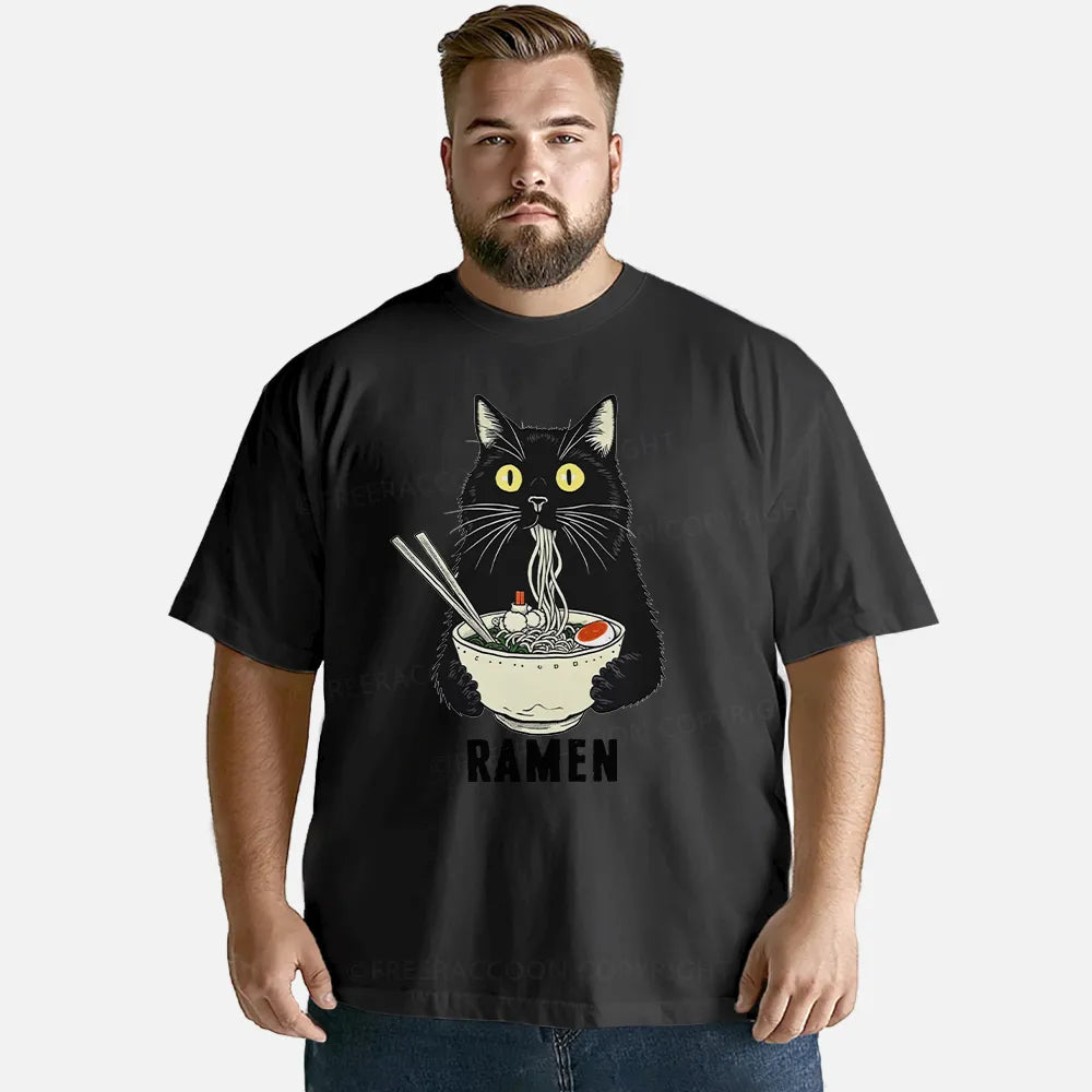 Vintage Ramen Cat'S Delicious Moment Classic T-Shirt