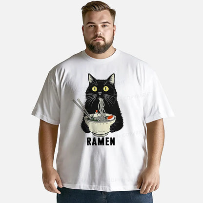 Vintage Ramen Cat'S Delicious Moment Classic T-Shirt