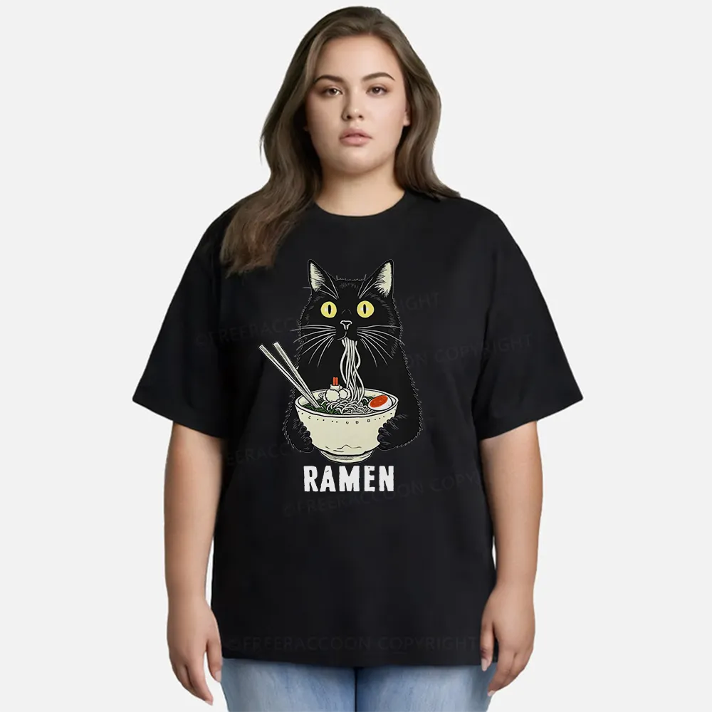 Vintage Ramen Cat'S Delicious Moment Classic T-Shirt