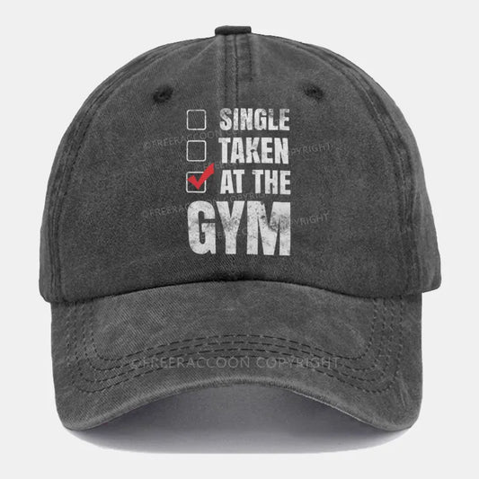 Vintage Single Taken At The Gym Washed Cap