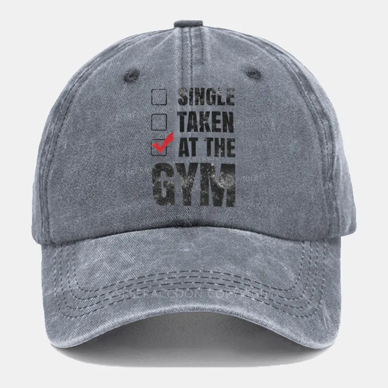 Vintage Single Taken At The Gym Washed Cap