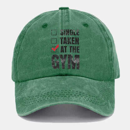 Vintage Single Taken At The Gym Washed Cap