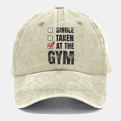 Vintage Single Taken At The Gym Washed Cap