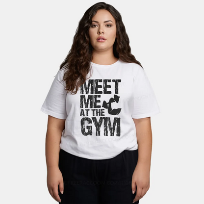 Vintage Meet Me At The Gym Classic T-Shirt