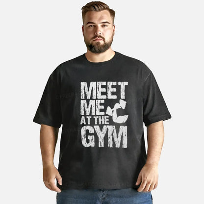 Vintage Meet Me at the Gym Washed T-Shirt