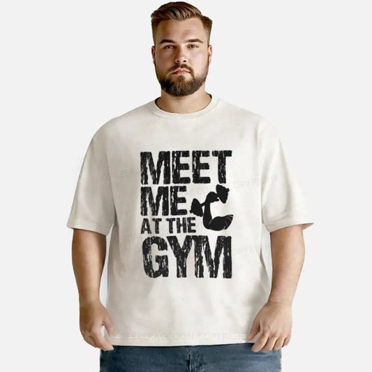 Vintage Meet Me at the Gym Washed T-Shirt