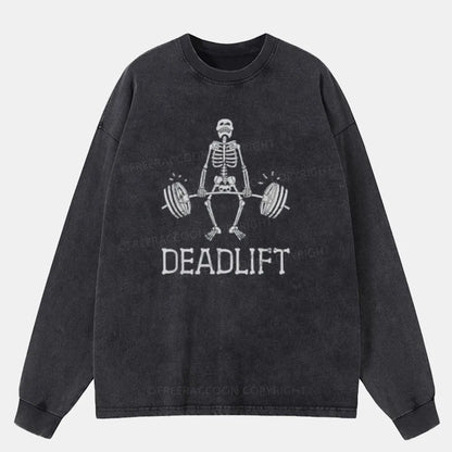 Vintage Deadlift Washed Long Sleeve Shirt