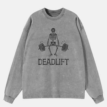 Vintage Deadlift Washed Long Sleeve Shirt