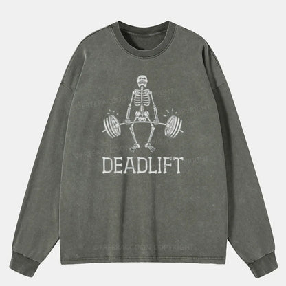 Vintage Deadlift Washed Long Sleeve Shirt