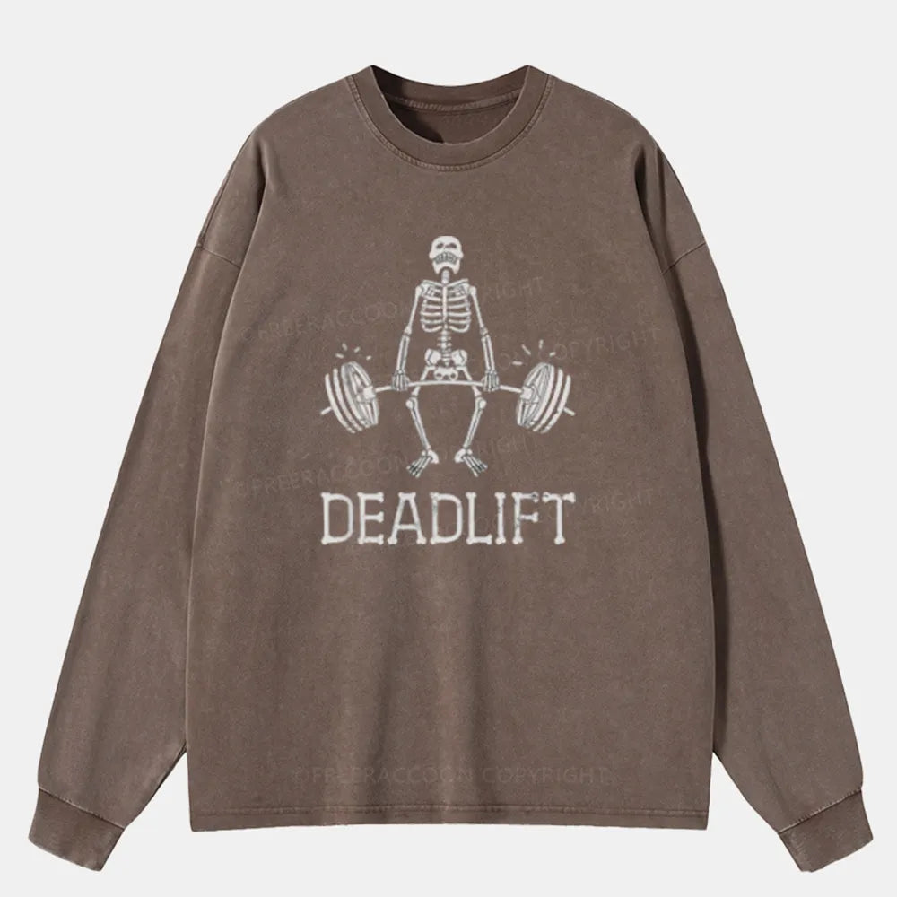 Vintage Deadlift Washed Long Sleeve Shirt