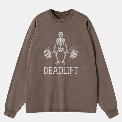 Vintage Deadlift Washed Long Sleeve Shirt