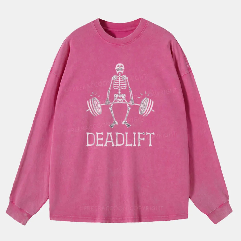 Vintage Deadlift Washed Long Sleeve Shirt