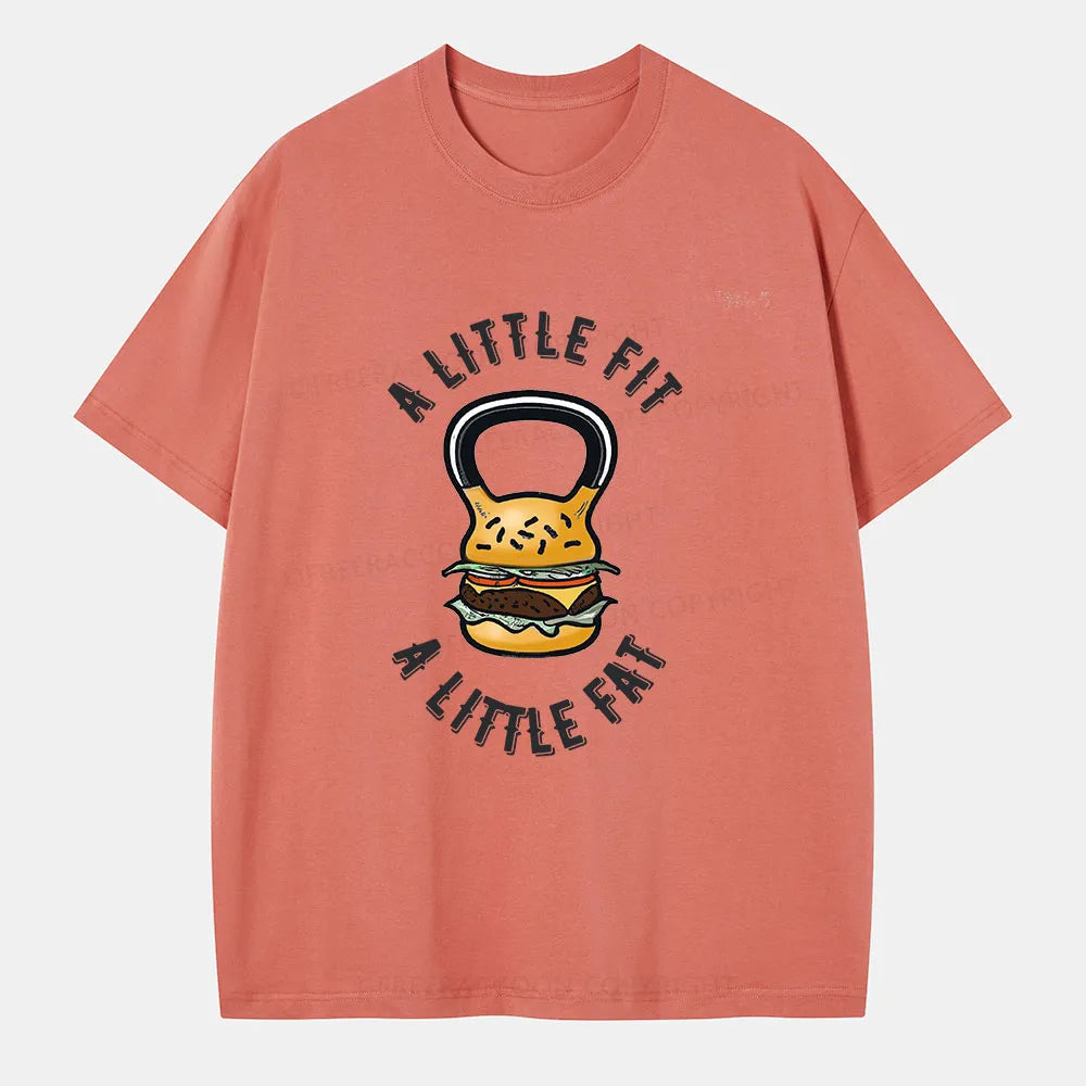 Vintage A Little Fit A Little Fat Classic T-Shirt