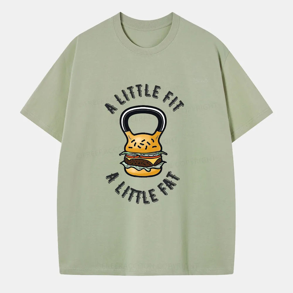 Vintage A Little Fit A Little Fat Classic T-Shirt