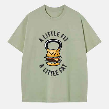 Vintage A Little Fit A Little Fat Classic T-Shirt