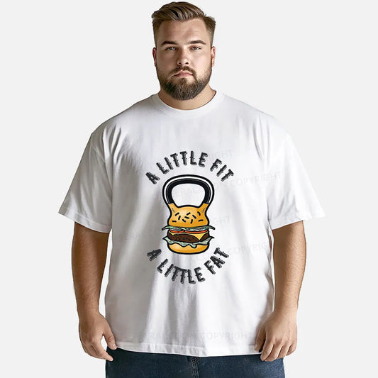 Vintage A Little Fit A Little Fat Classic T-Shirt