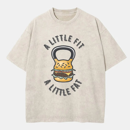 Vintage A Little Fit A Little Fat Washed T-Shirt