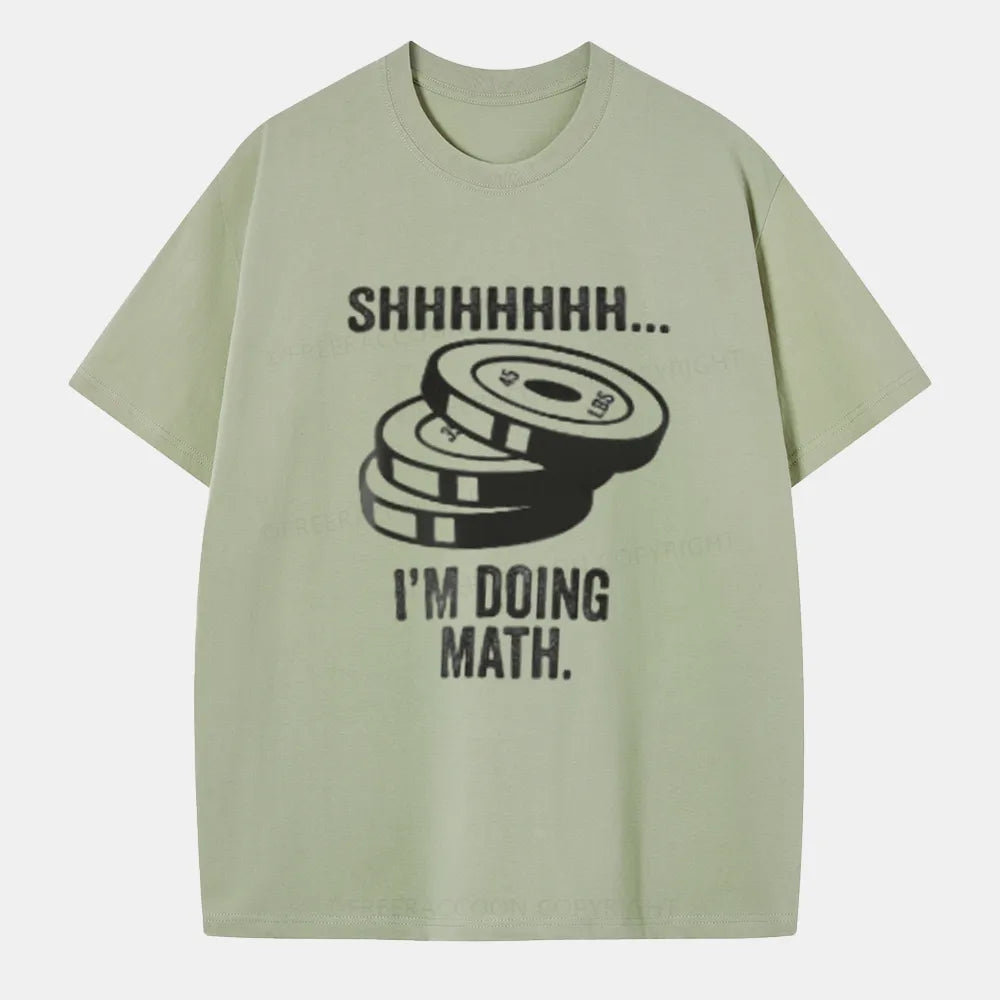 Vintage Shhhhhh... I'M Doing Math Classic T-Shirt