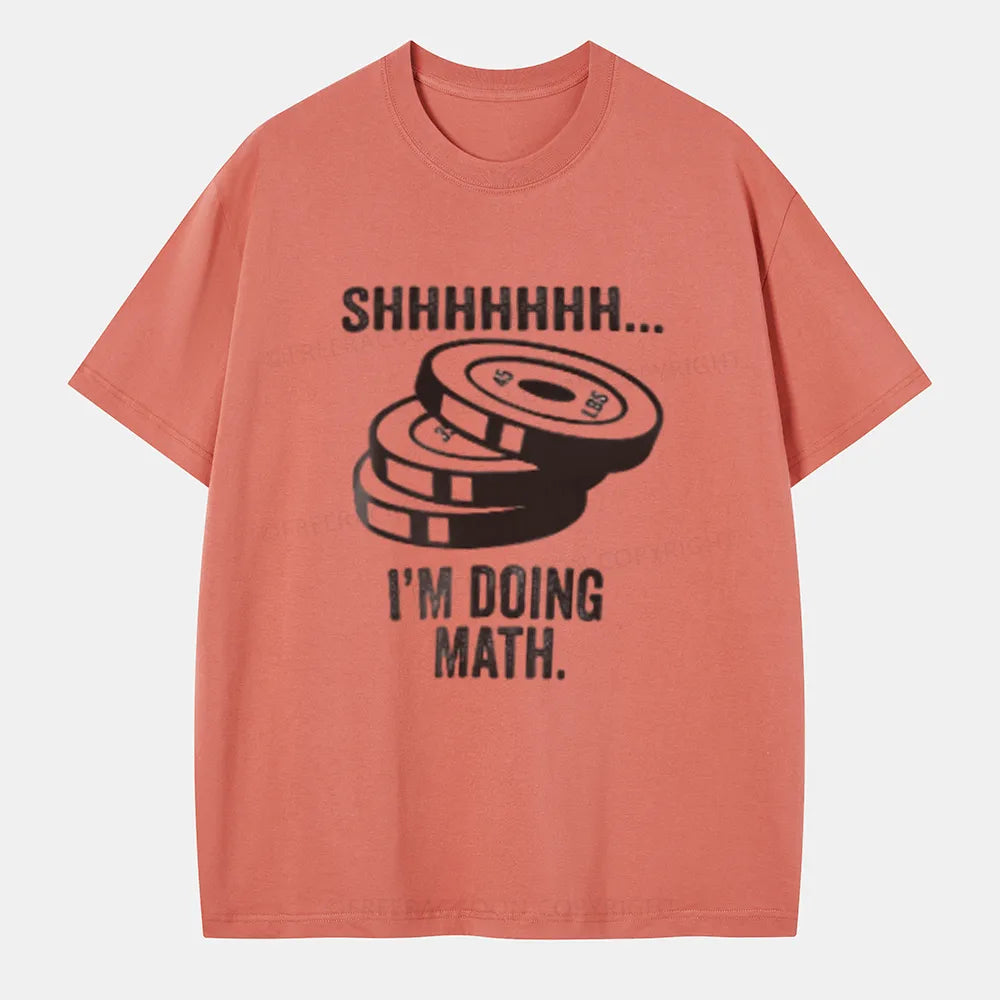 Vintage Shhhhhh... I'M Doing Math Classic T-Shirt