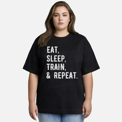 Vintage Eat, Sleep, Train, & Repeat Classic T-Shirt