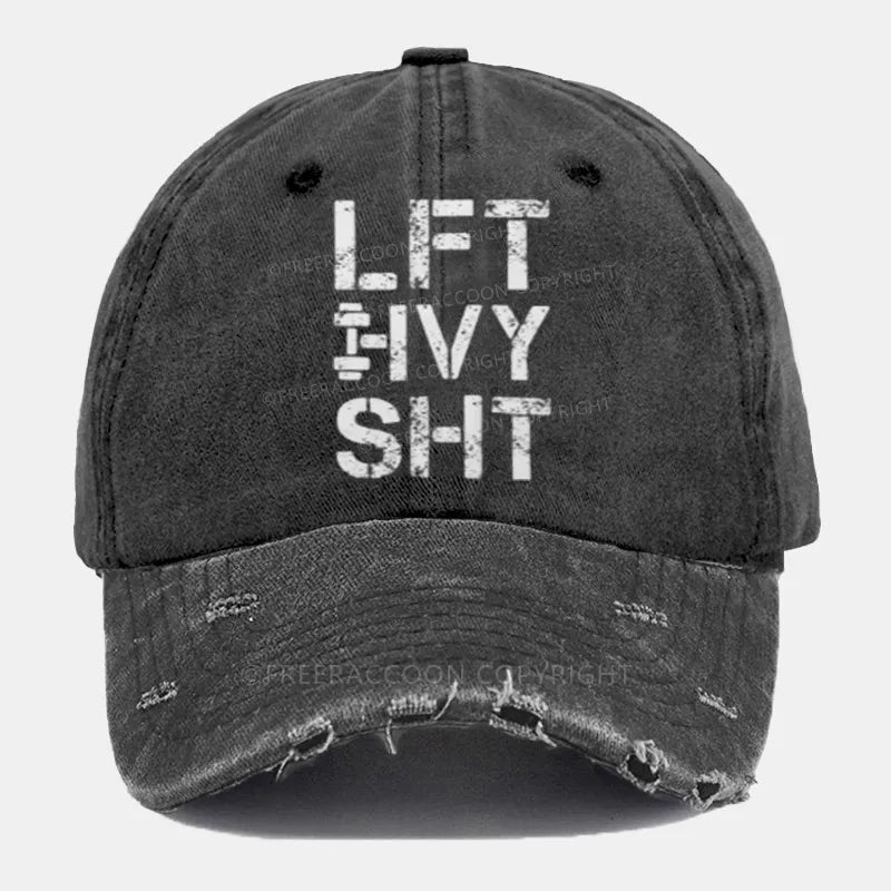 Vintage Lft Hvy Sht Ripped Washed Cap