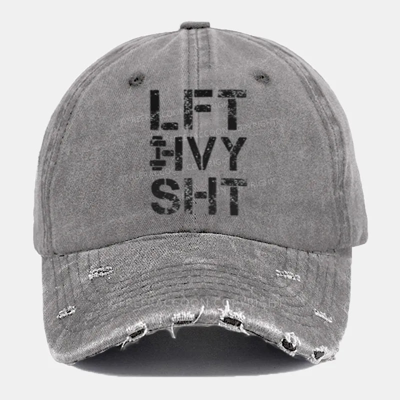 Vintage Lft Hvy Sht Ripped Washed Cap