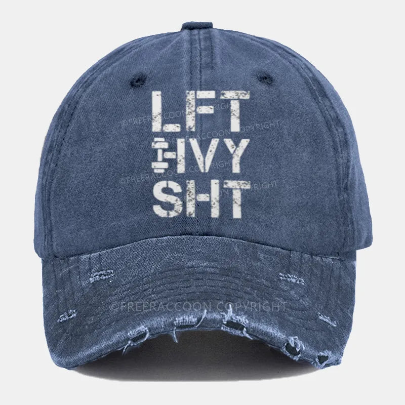 Vintage Lft Hvy Sht Ripped Washed Cap